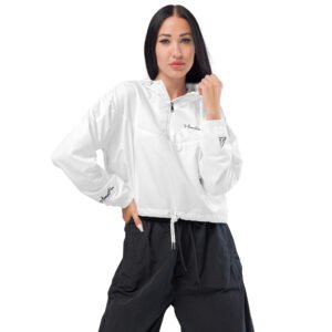 Cortavientos crop Snow para mujer