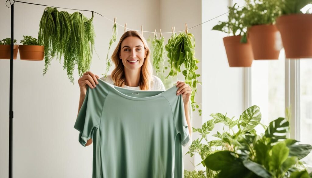 cuidado de prendas de moda sostenible
